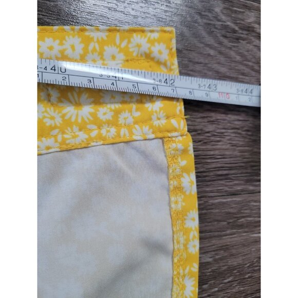 Ripskirt Hawaiian Wrap Skirt Floral Aloha Yellow Women Adjustable Waist M/L - Picture 10 of 12